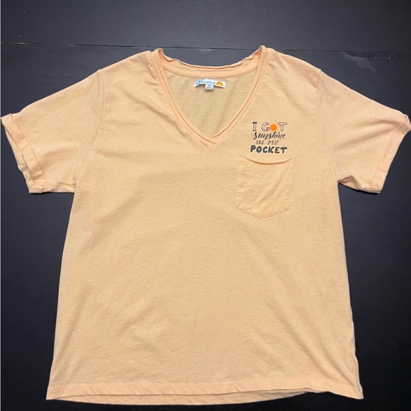 C&C Yellow boxy tee - Medium - Picture 1 of 4